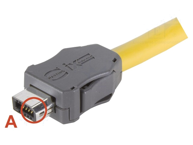 Connector: ix Industrial; stekker; ix Industrial®; vrouwelijk Connector: ix Industrial; stekker; ix Industrial®; vrouwelijk